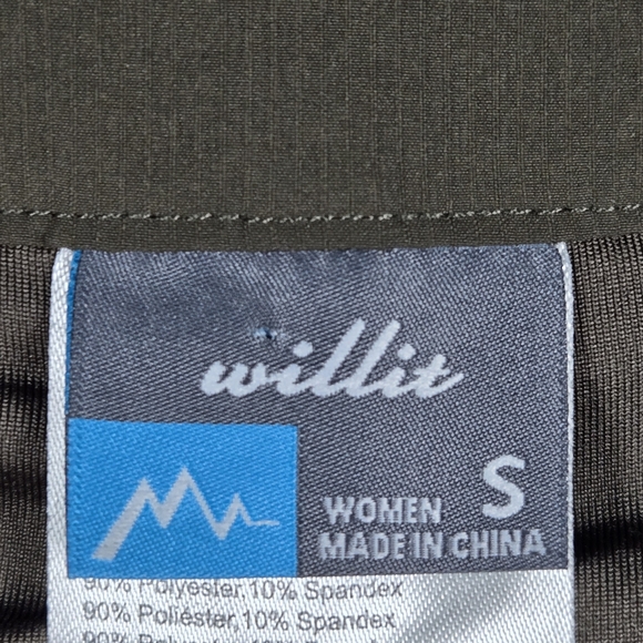 Willit Olive Green Outdoor Hiking Camping Skort Womens Size Small - Picture 3 of 16